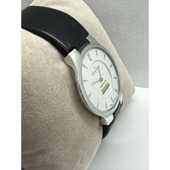 Skagen 433LSLB1 Women\'s Black Leather Analog Dial Quartz Wrist Watch JNA910 main image 6